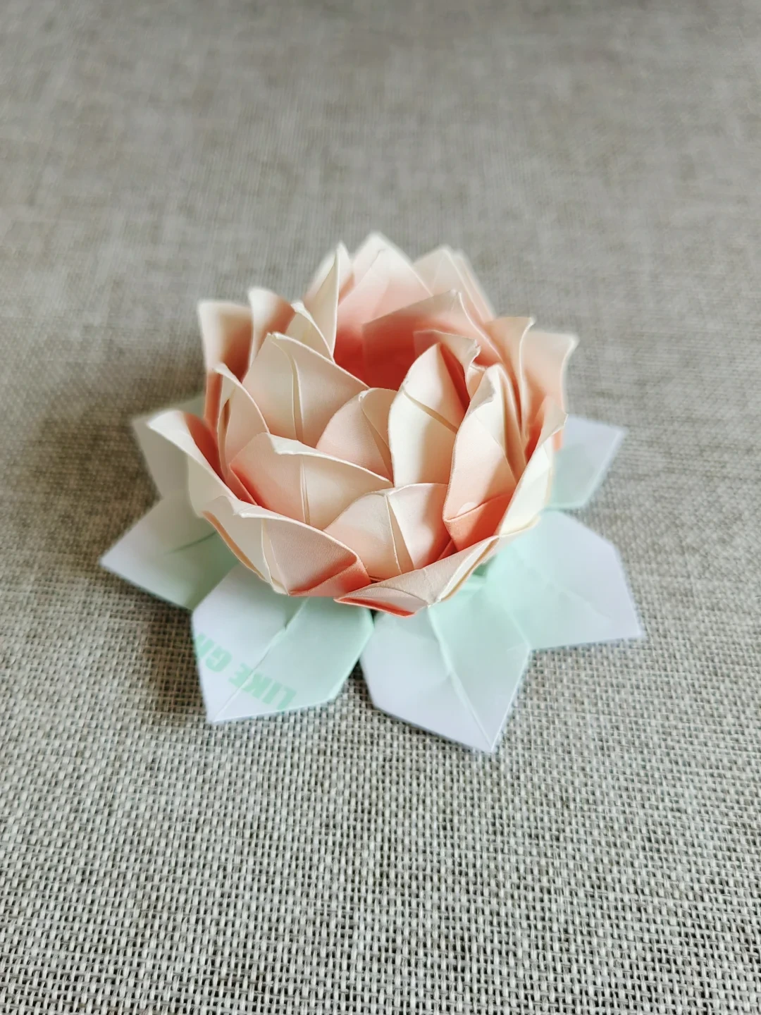 Finished Bound-Petal Paper Lotus