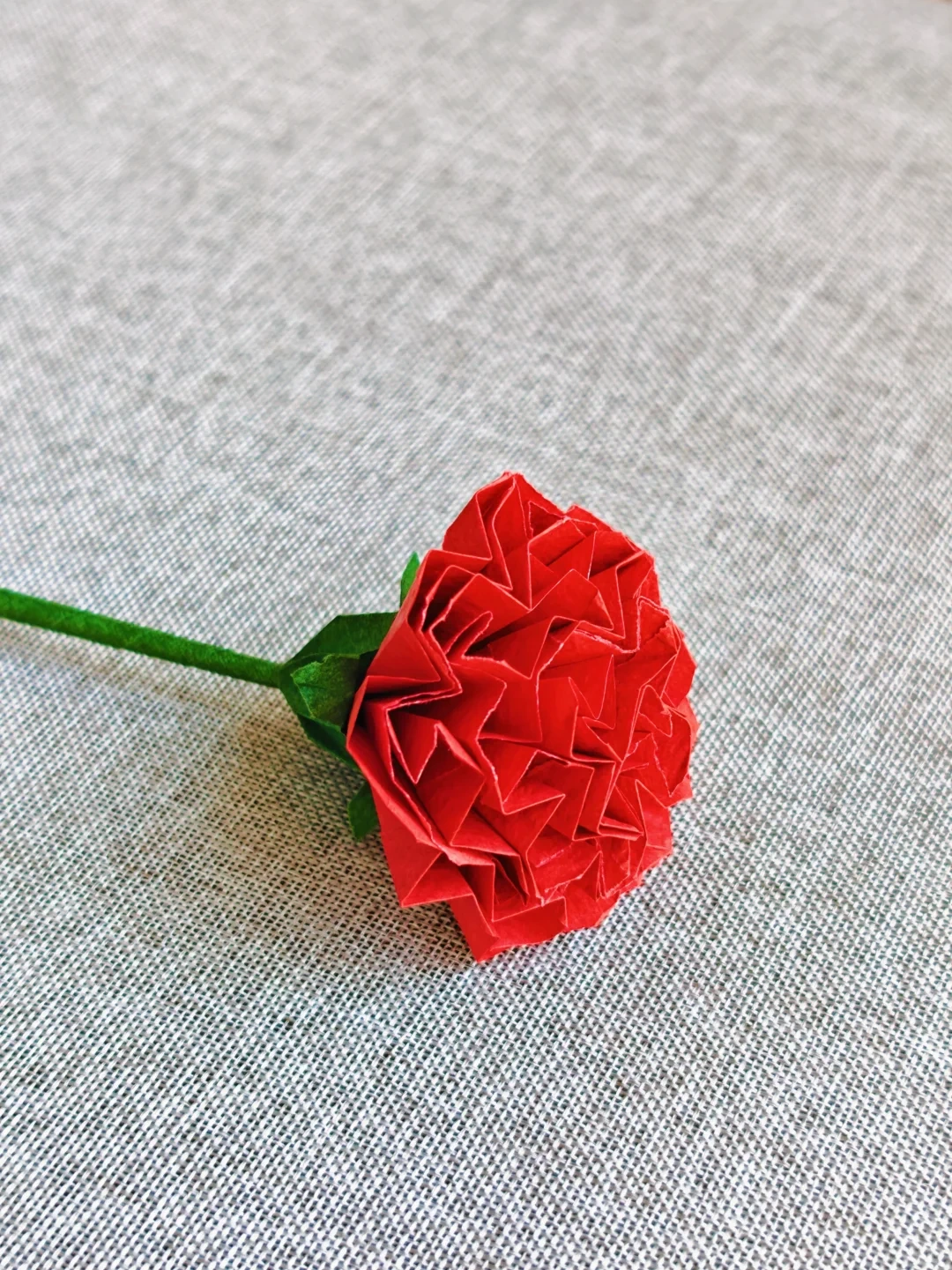 Finished Layered Paper Carnation