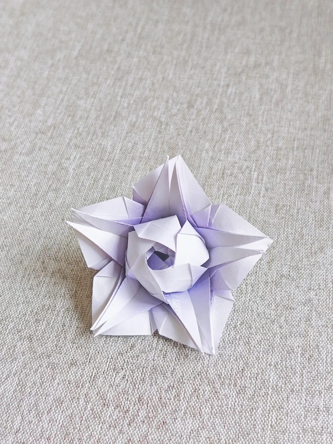 Finished Layered Purple Star Flower