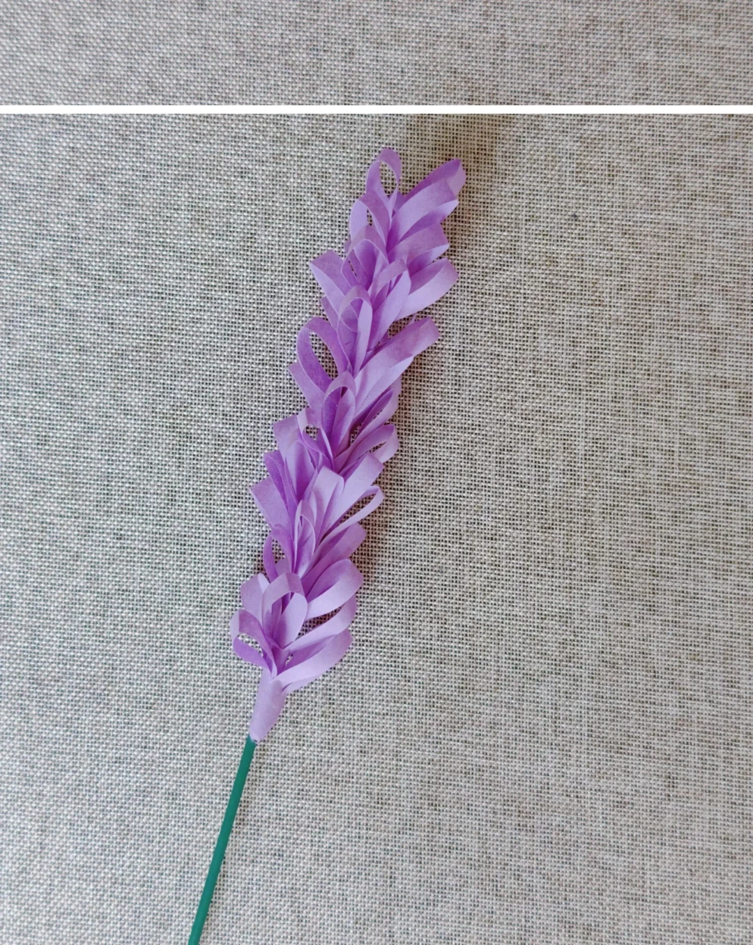 Finished Looped Paper Hyacinth