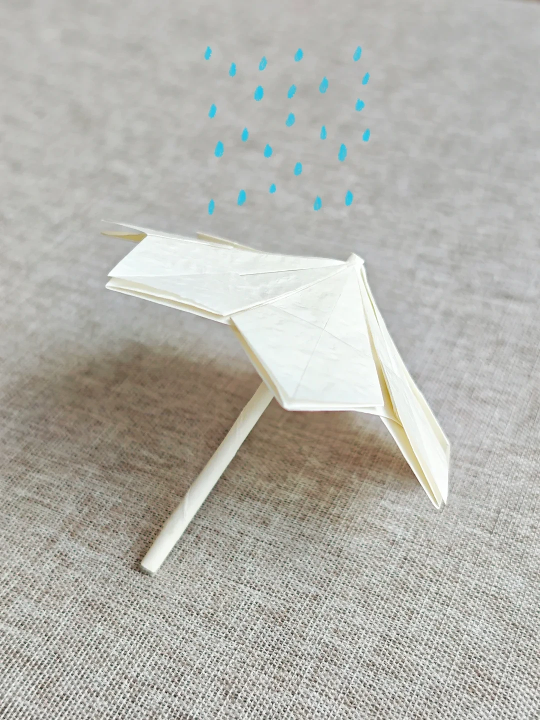 Finished Miniature Paper Umbrella
