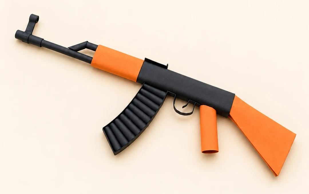 Paper Toy Rifle