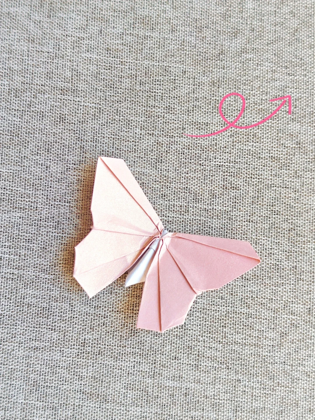 Finished Pleated Paper Butterfly
