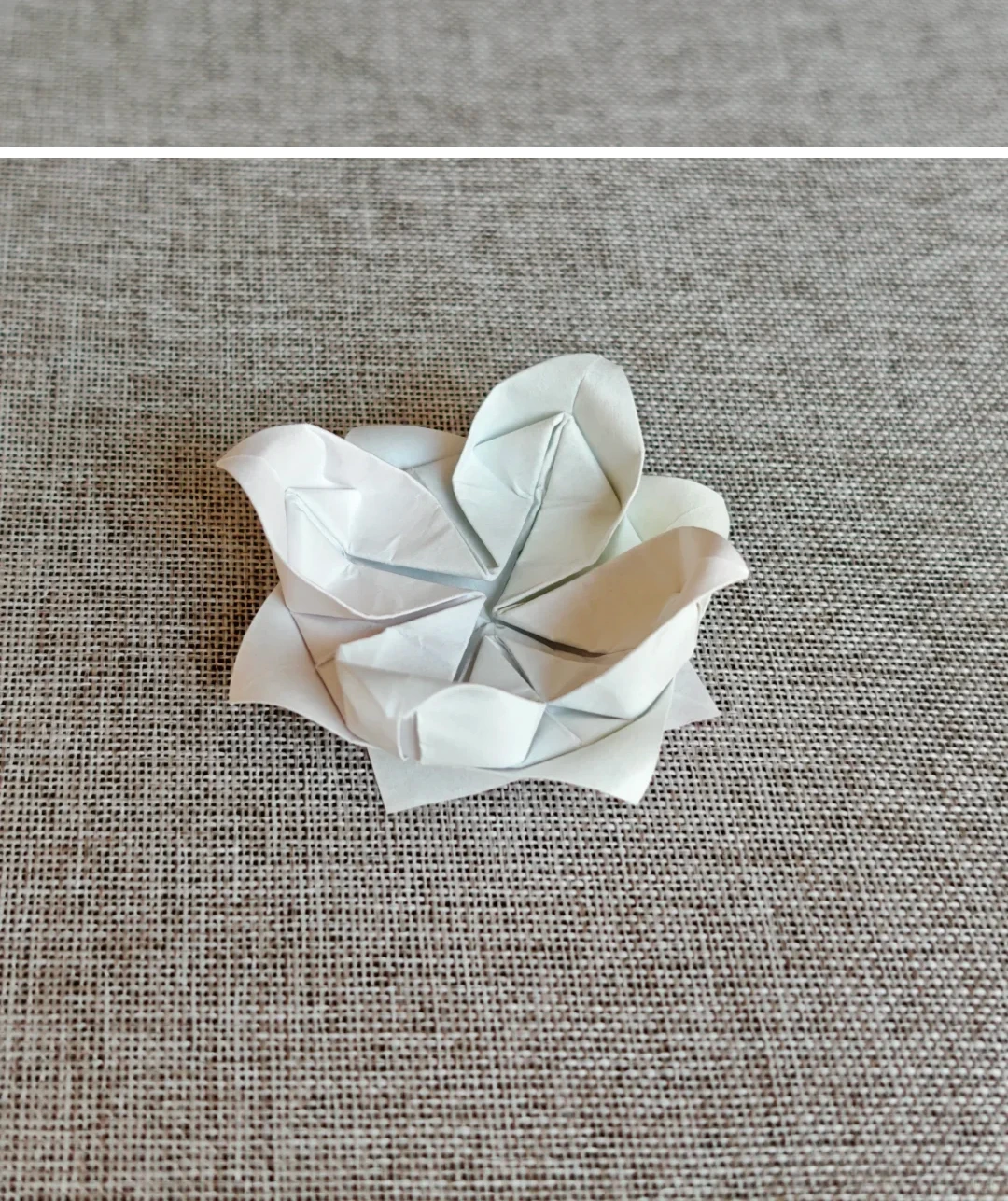 Finished Single-Square Layered Lotus