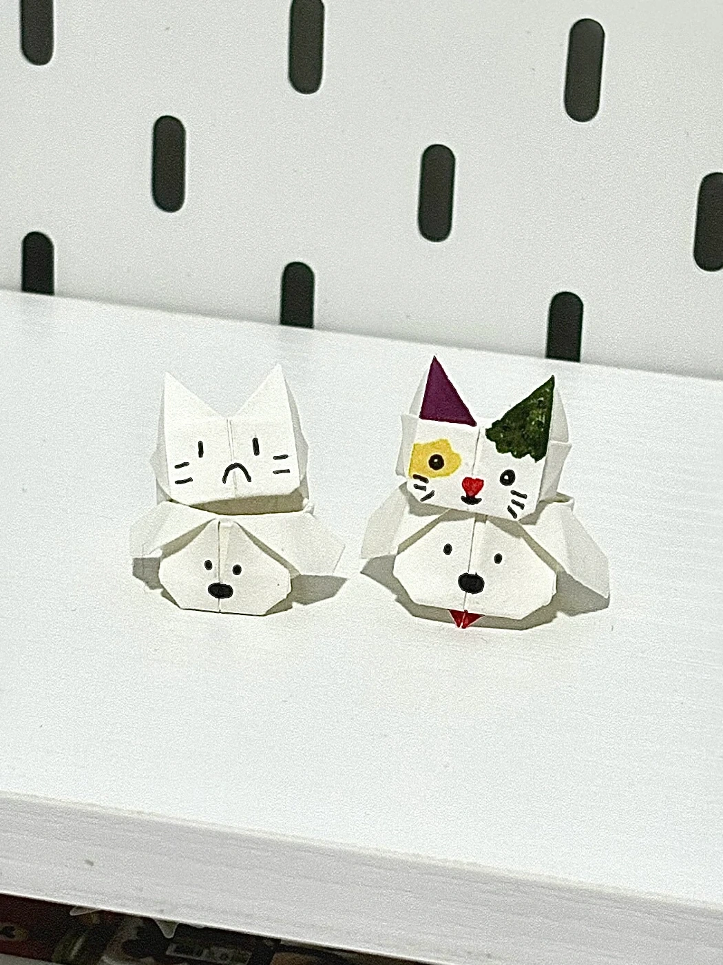Finished Tiny Cat Face Ring